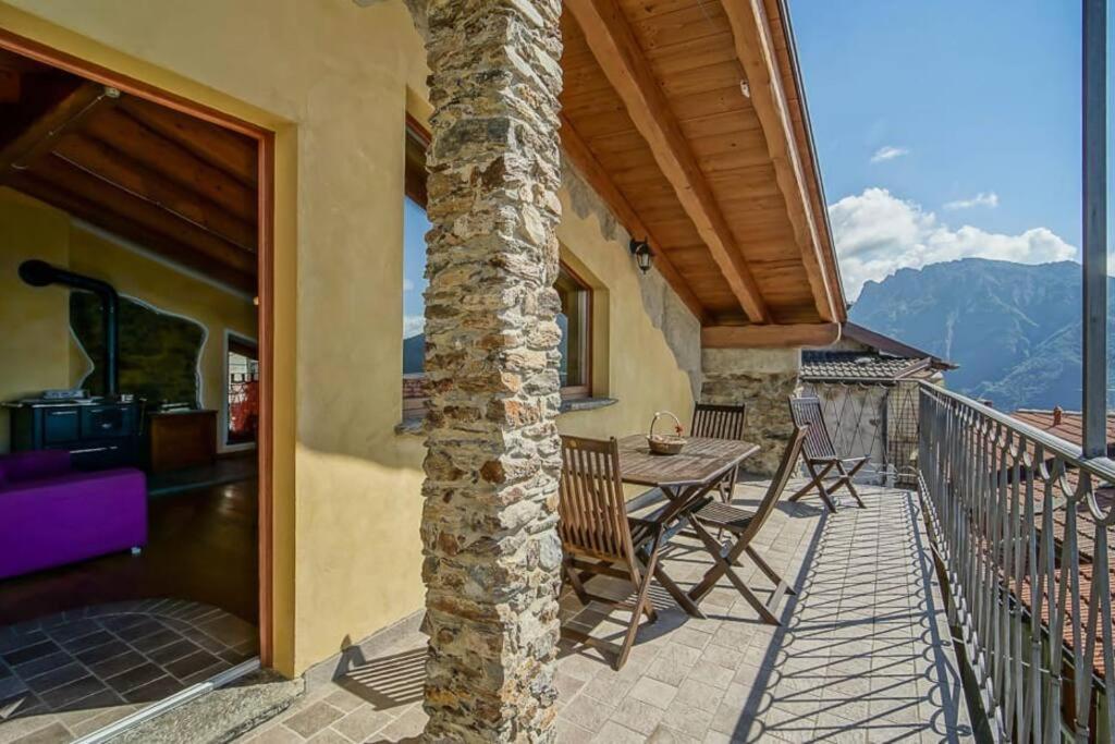 Chalet La Terrazza Vista Lago Bellano Ngoại thất bức ảnh